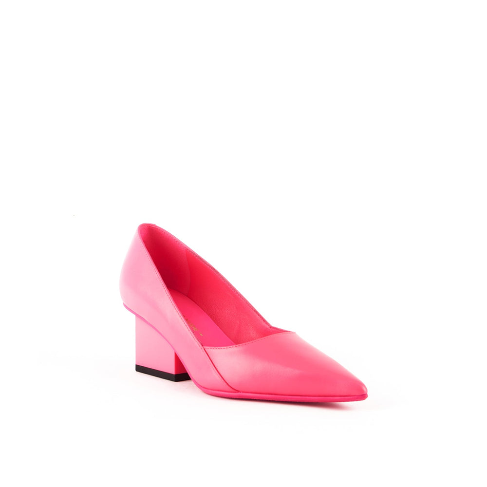 raila pump neon pink 2 angle out view aw23