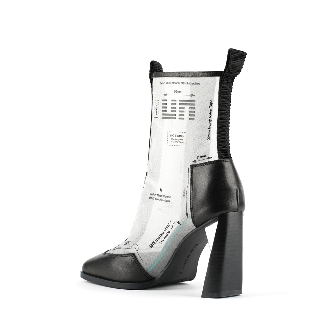 rasa bootie hi white angle in view