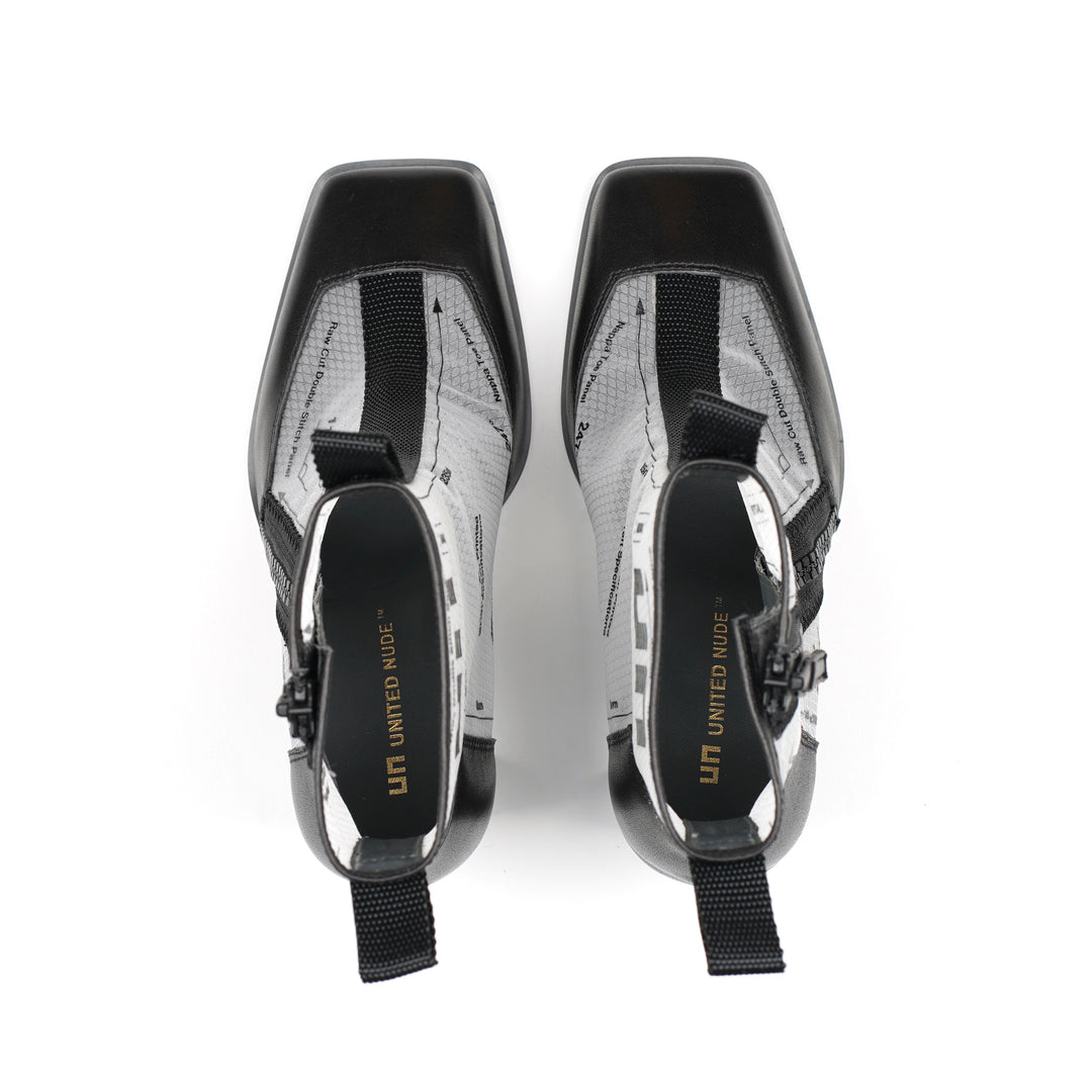 rasa bootie hi white top view