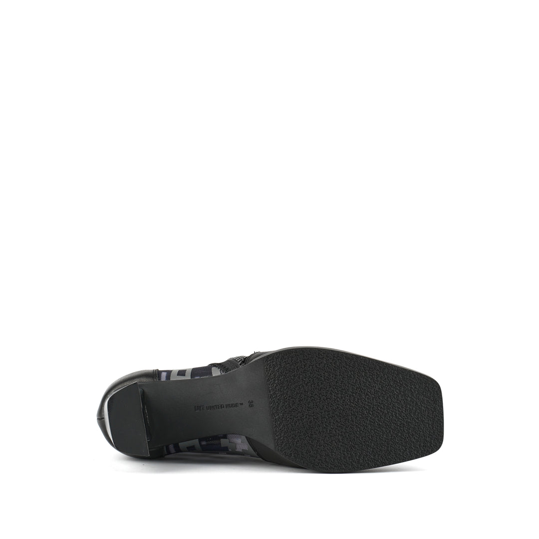 rasa bootie mid mono bottom view