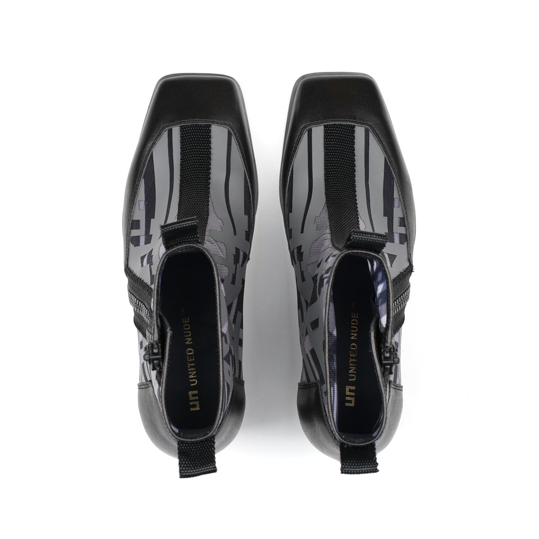 rasa bootie mid mono top view