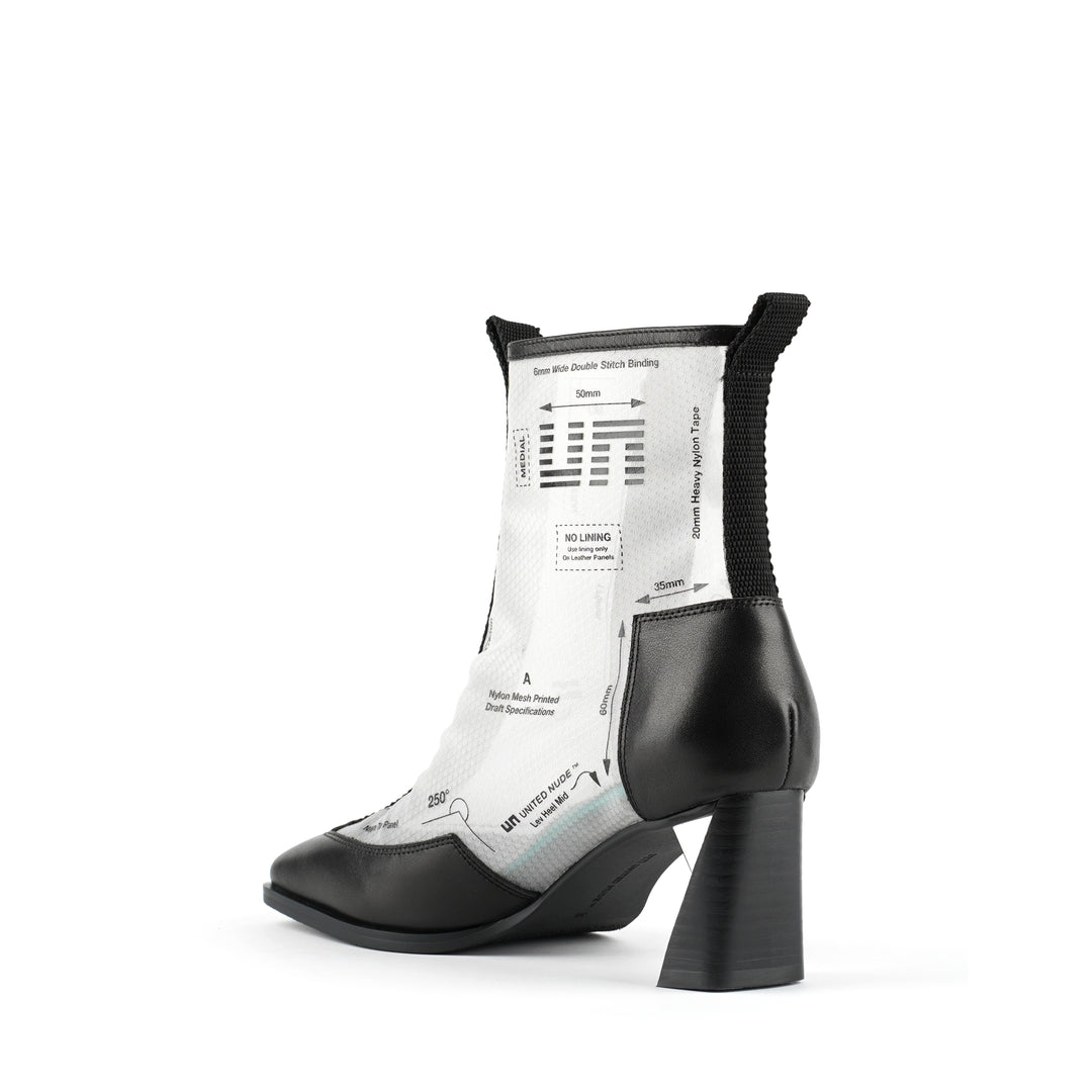 rasa bootie mid white angle in view