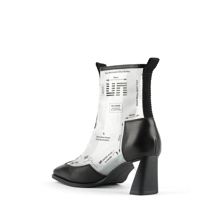 rasa bootie mid white angle in view