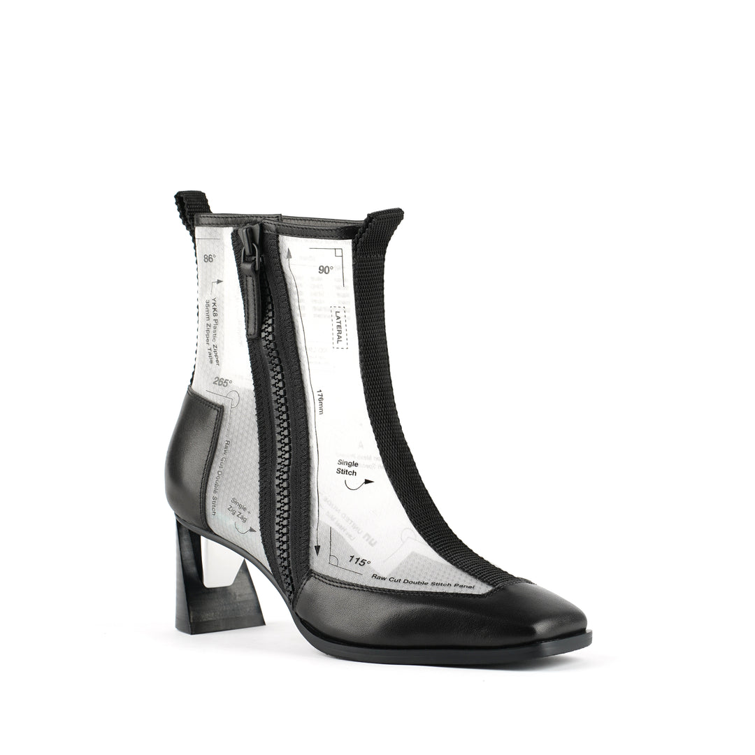 rasa bootie mid white angle out view