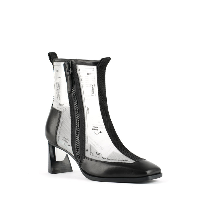 rasa bootie mid white angle out view