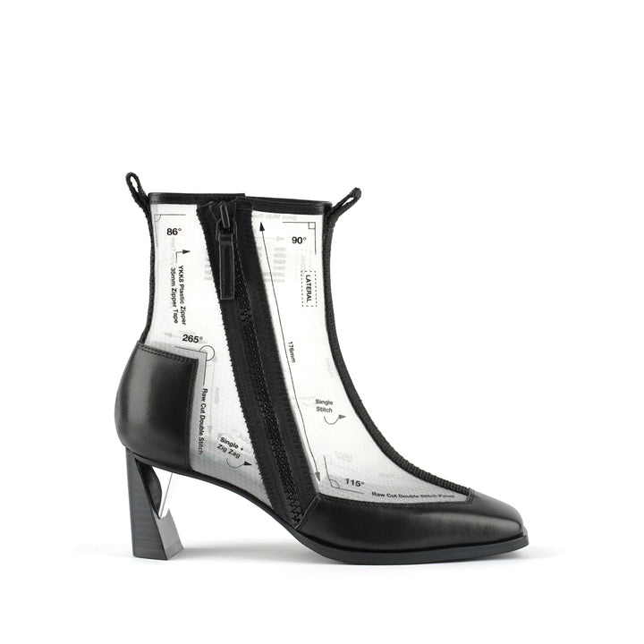 rasa bootie mid white out view