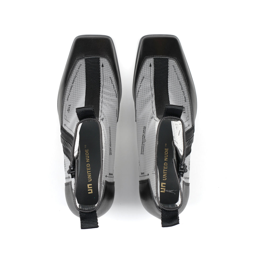 rasa bootie mid white top view