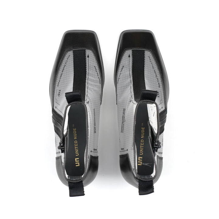 rasa bootie mid white top view