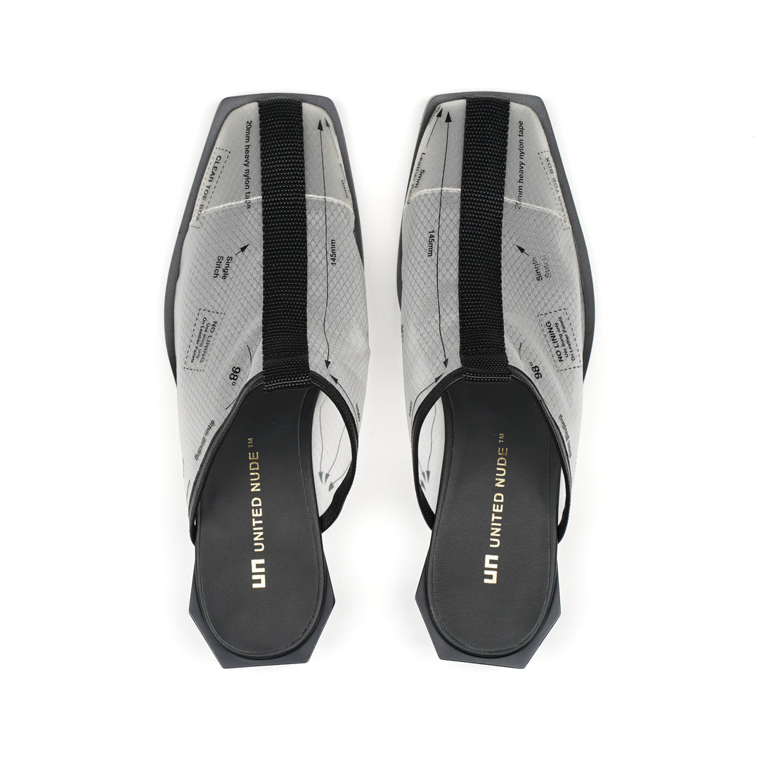 rasa mule white top view