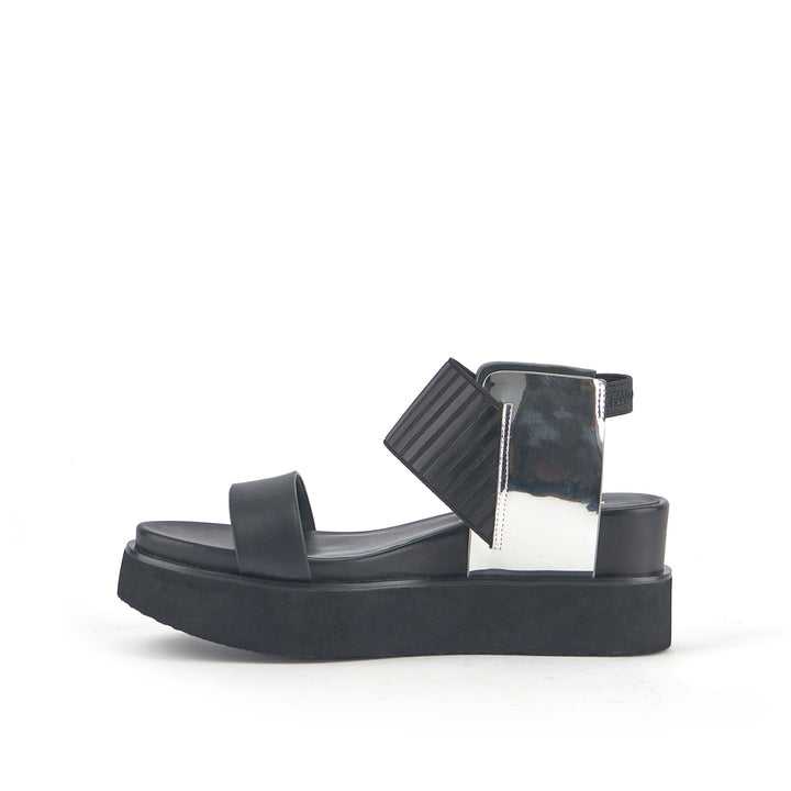 rico sandal mirror silver inside view