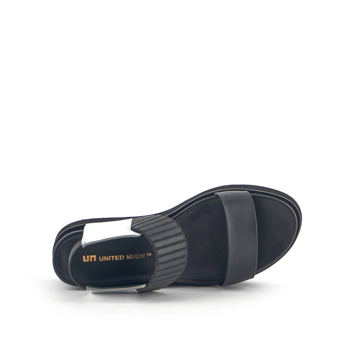 rico sandal mirror silver top view