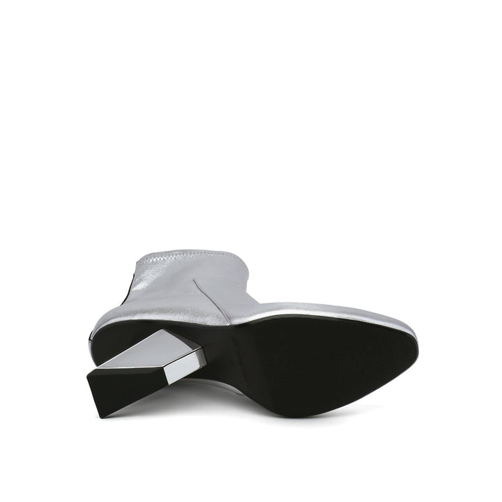 rockit pure bootie silver bottom