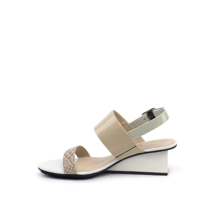 solid slingback mid nude mix in view