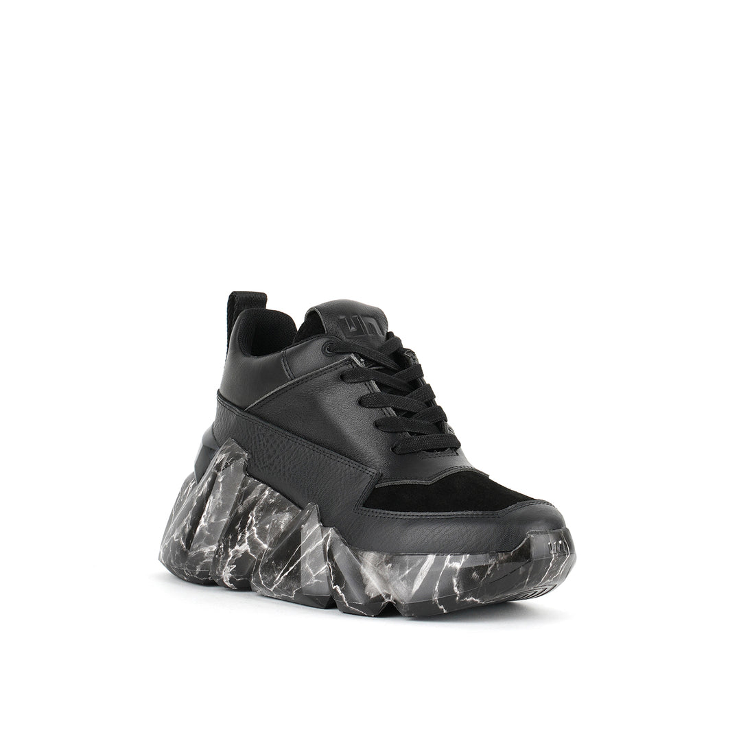 space kick max women black marble angle out view