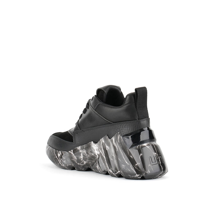 space kick max women black marble angle in view