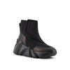 space kick v boot women black mesh angle out view