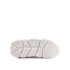 space kick v boot women grey white mesh bottom view