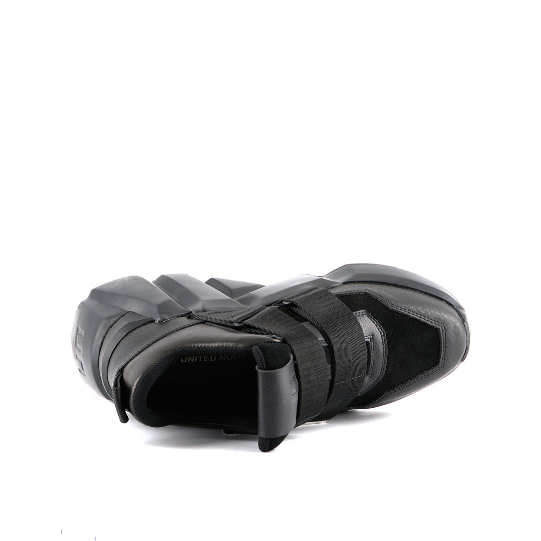 space kick women black top view