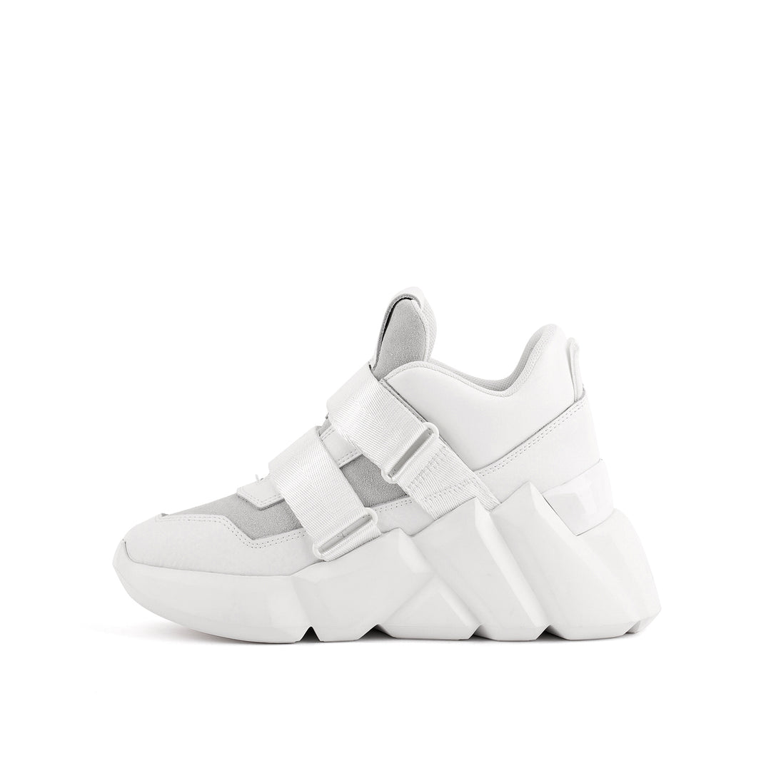 space kick women grey white in view