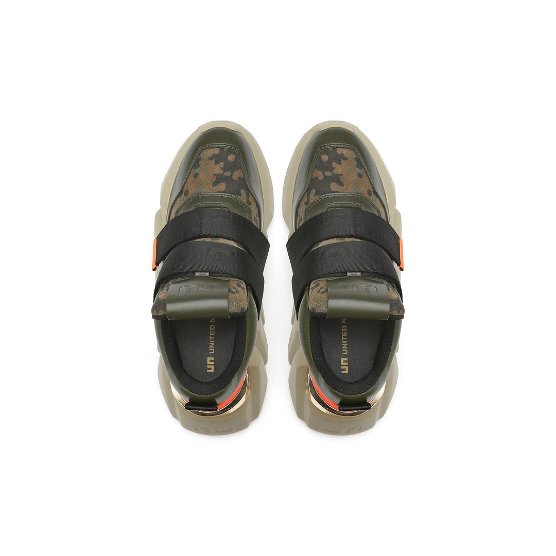 space kick womens camouflage top view