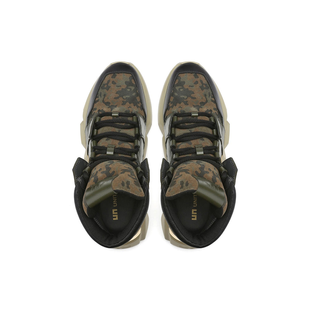 space kick jet hi mens camouflage top view