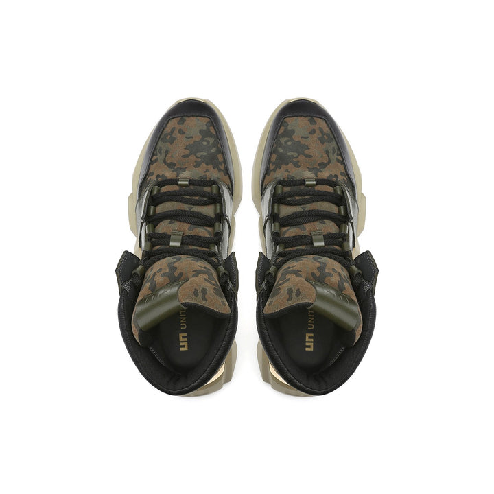 space kick jet hi mens camouflage top view