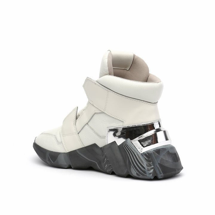 space kick jet hi mens off white angle in view