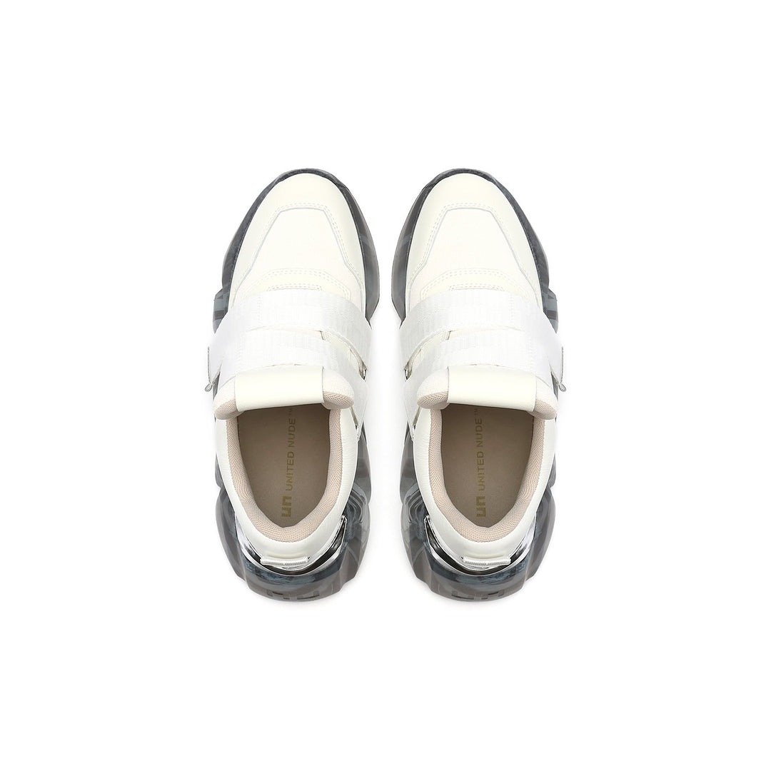 space kick womens off white top view