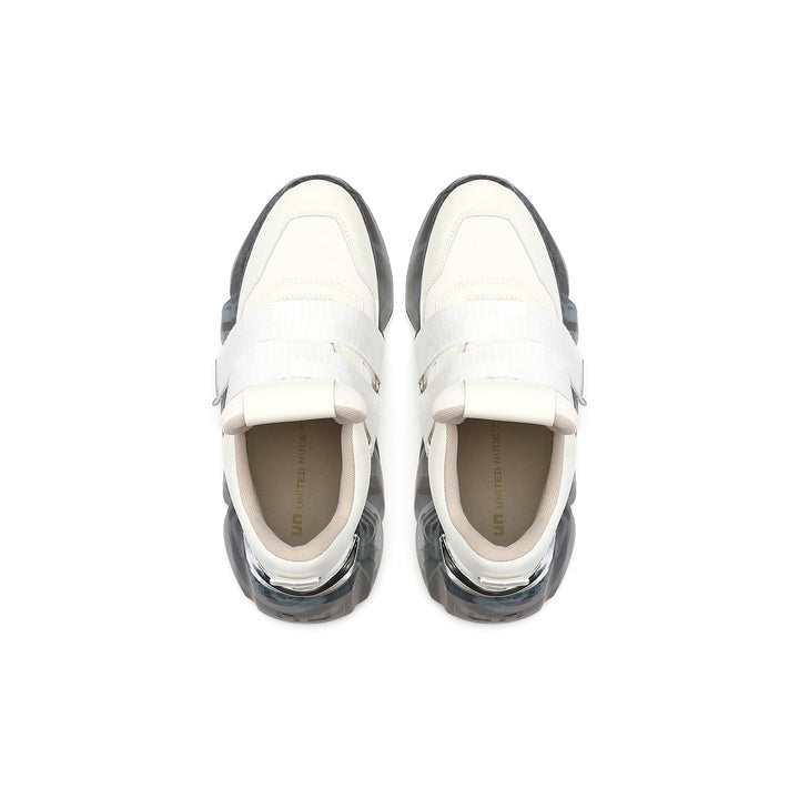 space kick womens off white top view