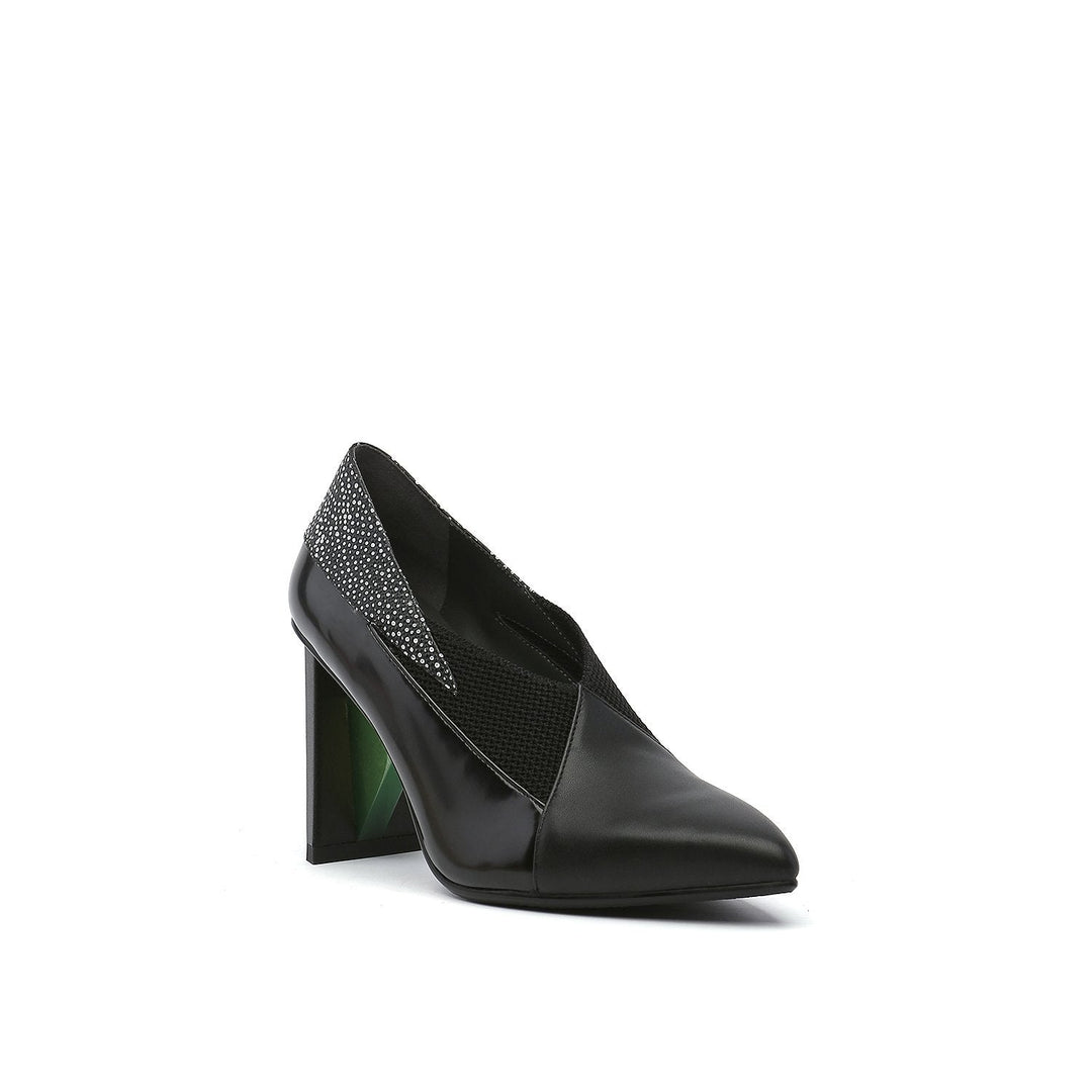 spark bootie hi black angle out view