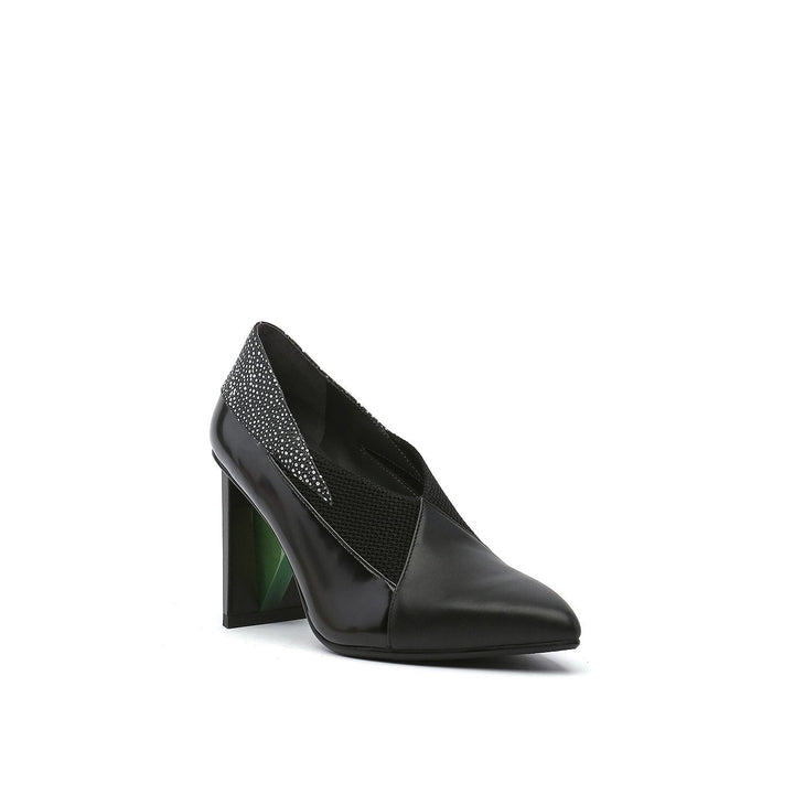 spark bootie hi black angle out view