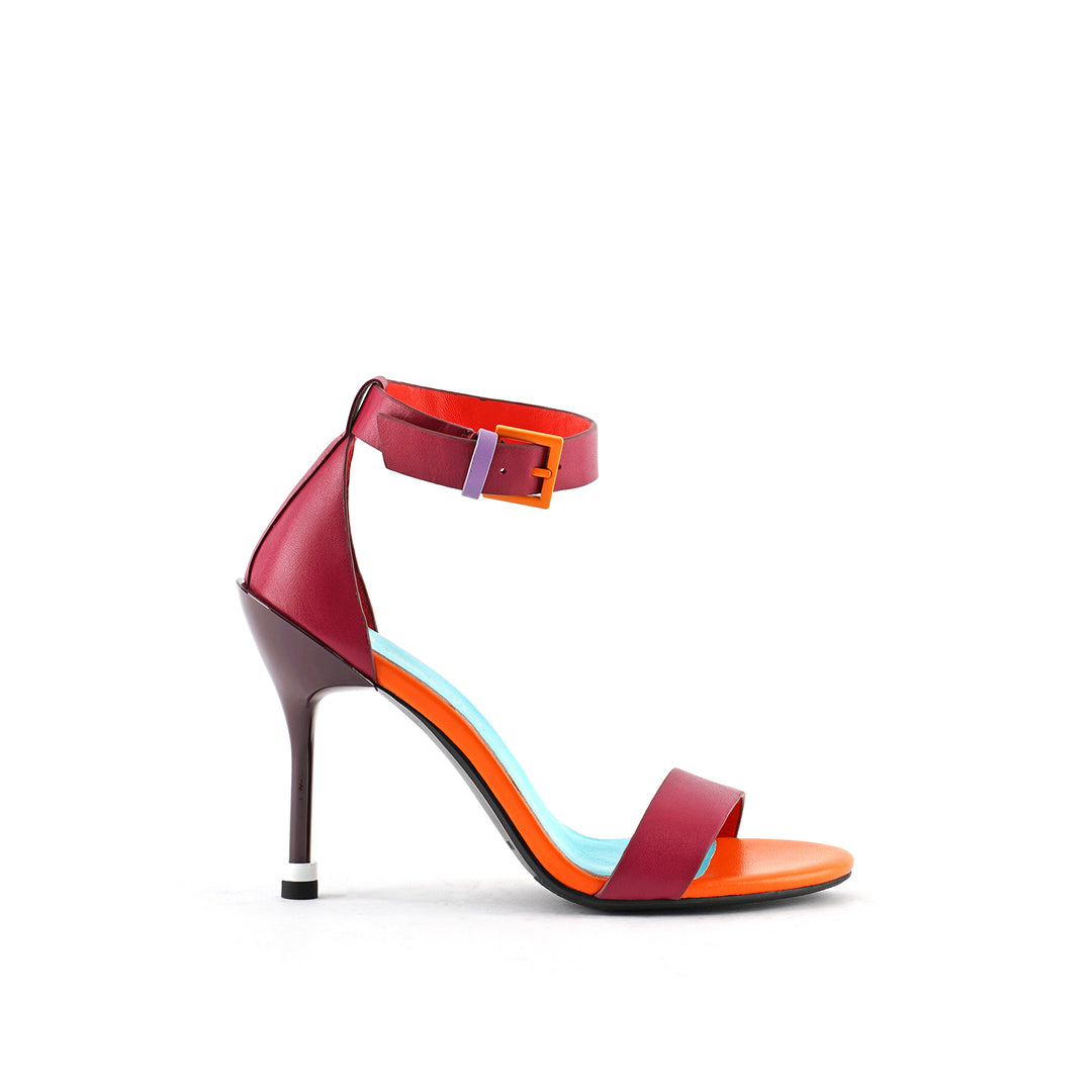 square ankle strap sunset out view