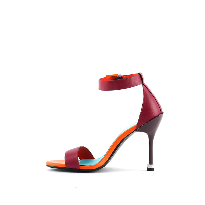 square ankle strap sunset in view