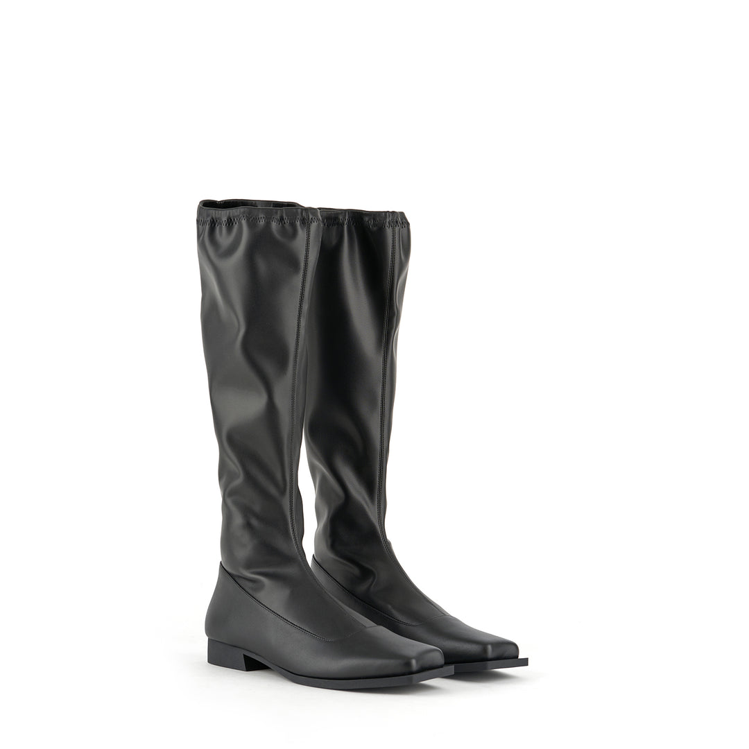 stem long boot black angle out pair view
