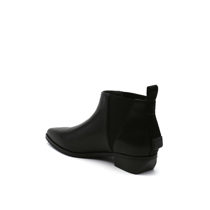 tek bootie lo black angle in view