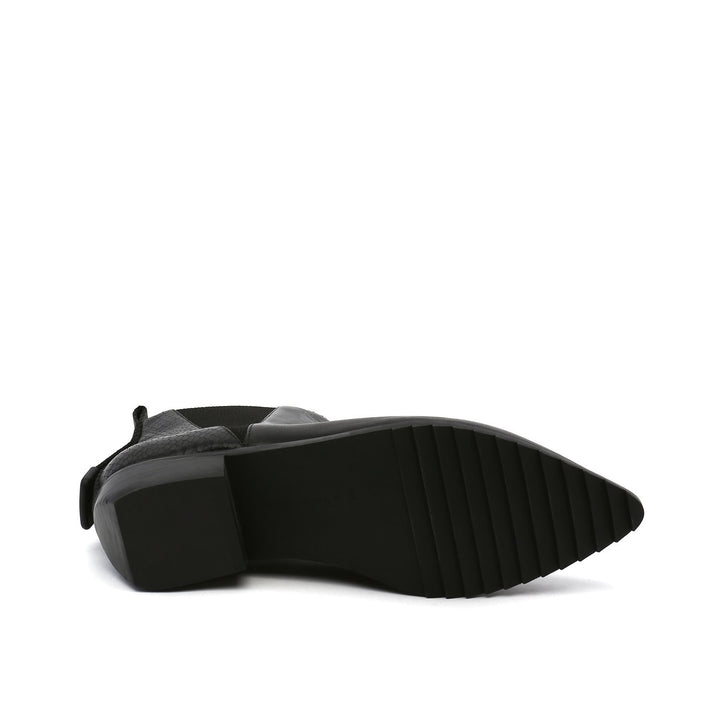 tek bootie lo black bottom view