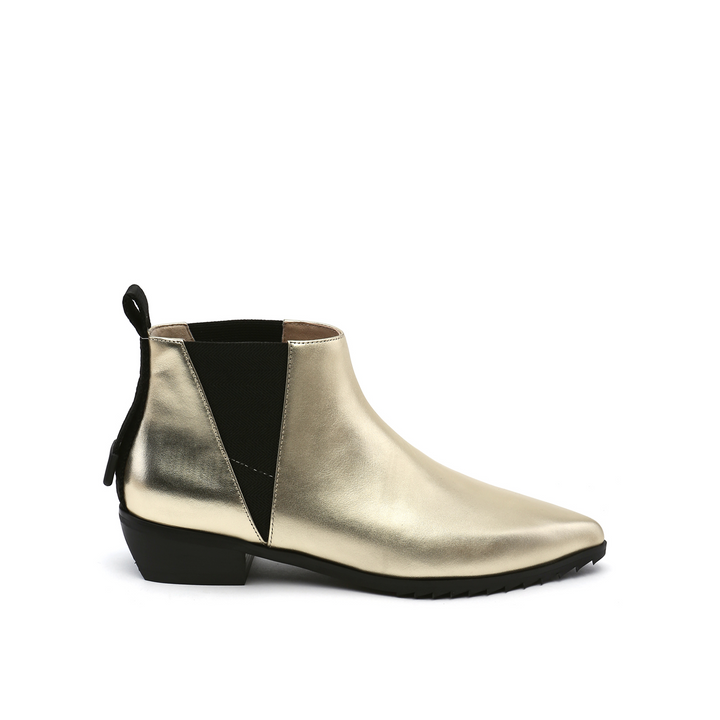 tek bootie lo gold out view