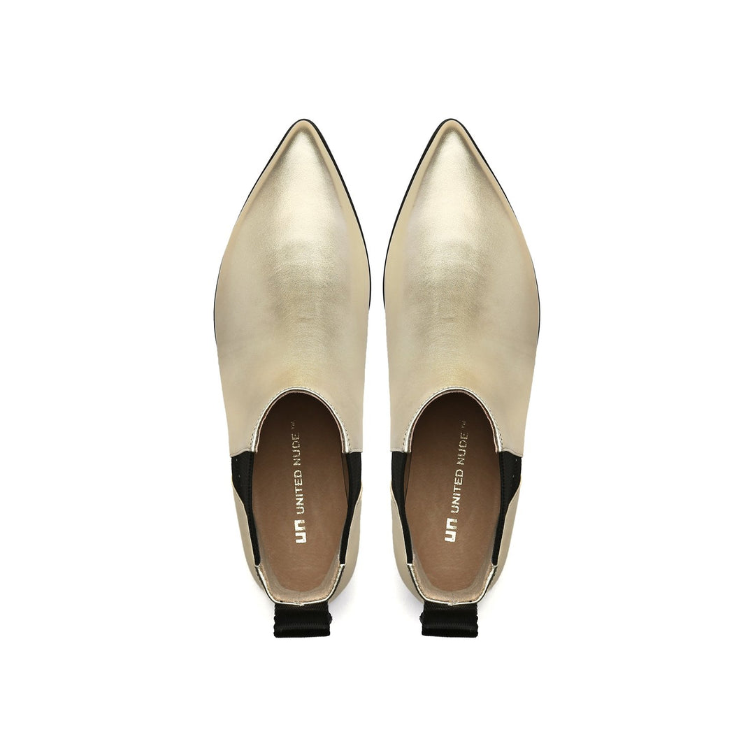 tek bootie lo gold top view