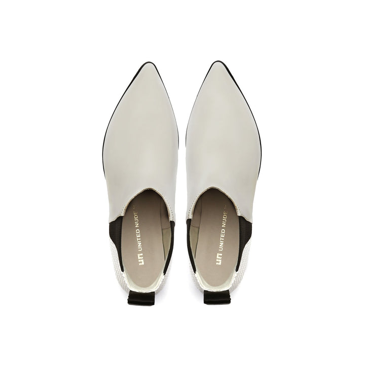 tek bootie lo white top view