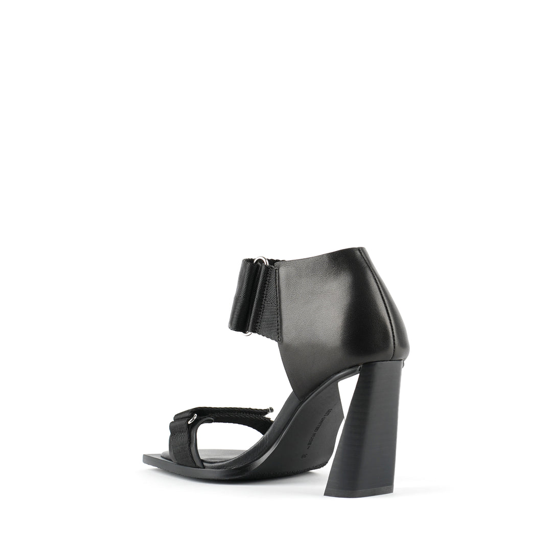 vita sandal hi black angle in view
