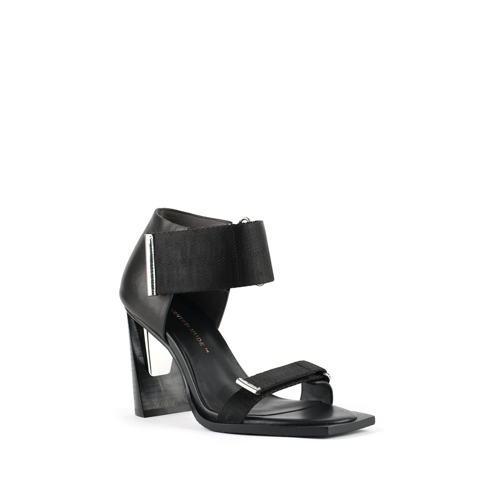 vita sandal hi black angle out view