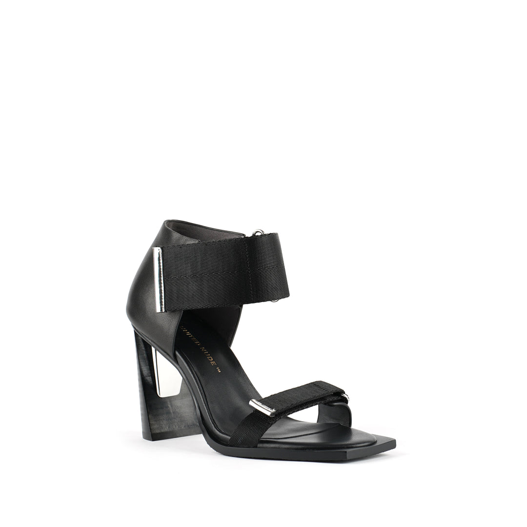 vita sandal hi black angle out view