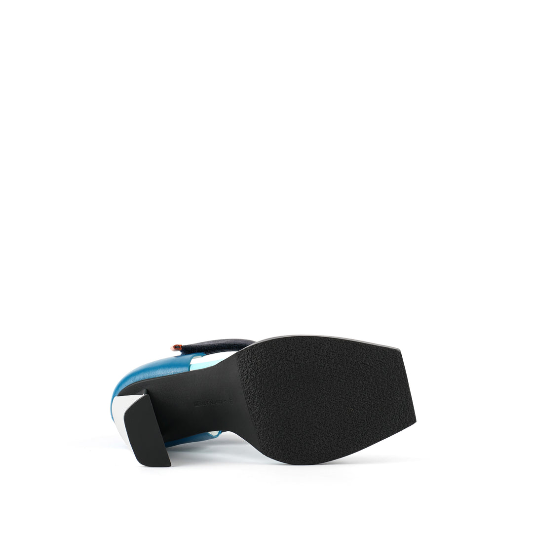 vita sandal hi blue beat bottom view