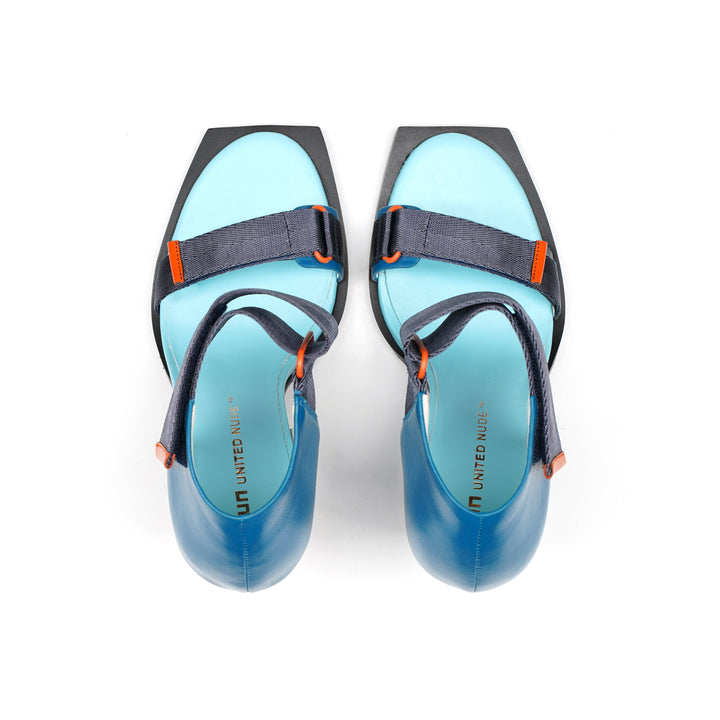 vita sandal hi blue beat top view