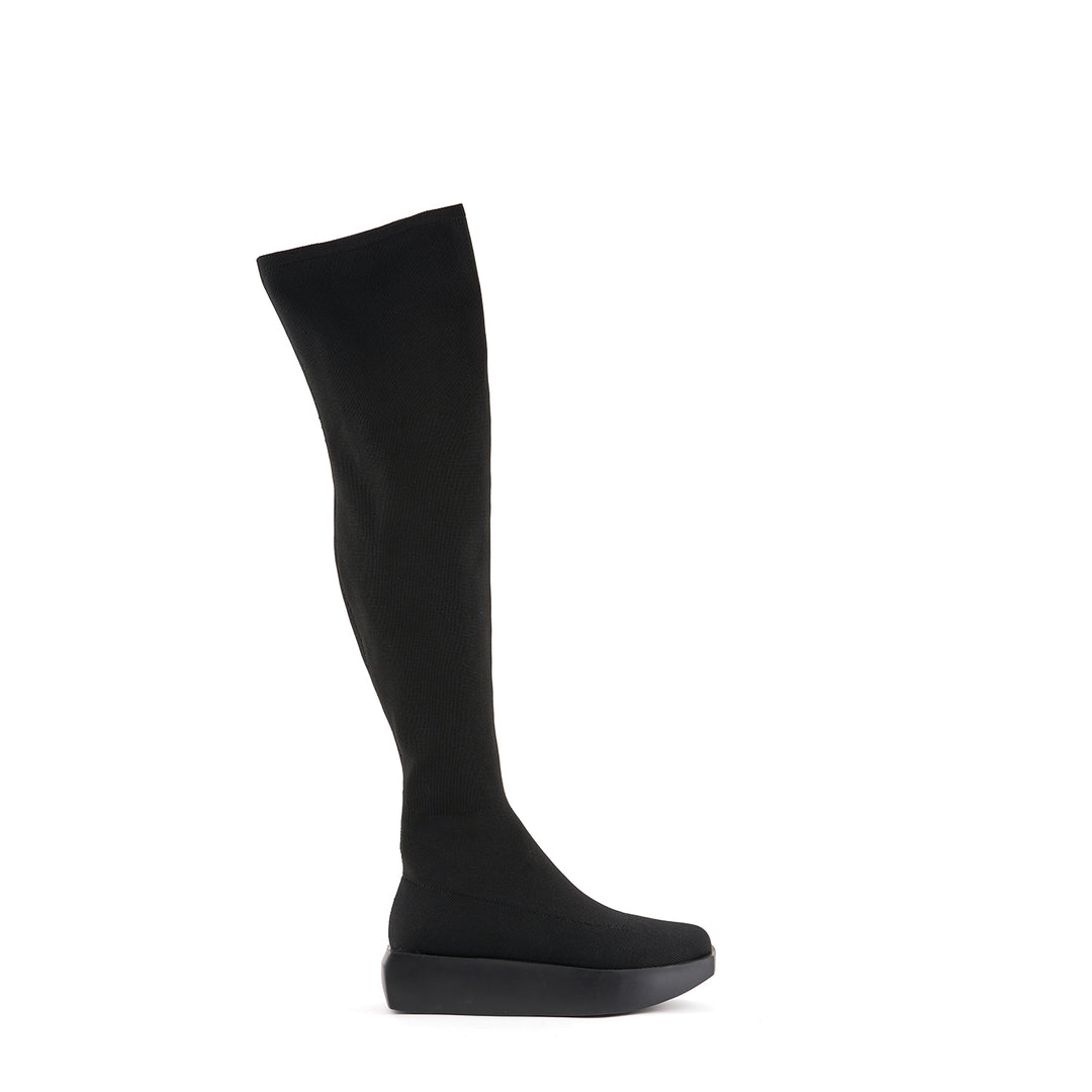 wa long boot lo black outside view